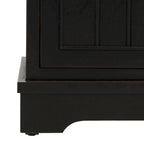 SAFAVIEH Golda Distressed Black Storage Cabinet - 15.9 x 11.8 x 35 - 16Wx12Dx35H