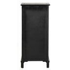 SAFAVIEH Golda Distressed Black Storage Cabinet - 15.9 x 11.8 x 35 - 16Wx12Dx35H