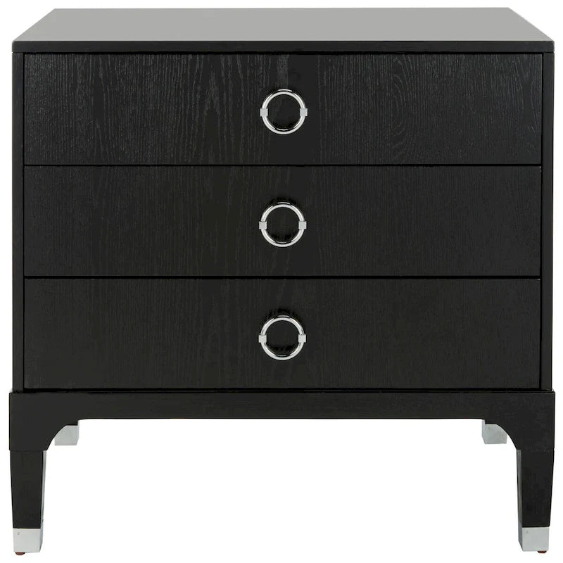 SAFAVIEH Artimiza 3-Drawer Nightstand - 30Wx19Dx28H
