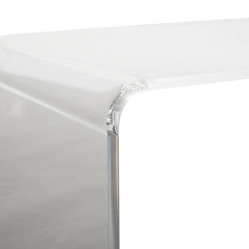 SAFAVIEH Alfredine Clear Acrylic Coffee Table - 35.4 x 17.7 x 13.8 - 35Wx18Dx14H