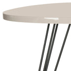 SAFAVIEH Luann White/ Black Lacquer Side Table - 19.6 x 19.6 x 23.6 - 20Wx20Dx24H
