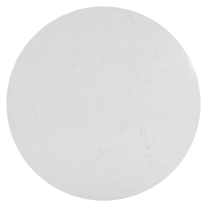 SAFAVIEH Couture Aive 2-Tier Marble Top Round Coffee Table - 35 In. W x 35 In. D x 17 In. H - 35W x 35D x 17H