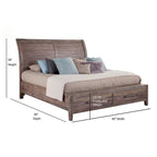 Asher Sleigh Storage Bed