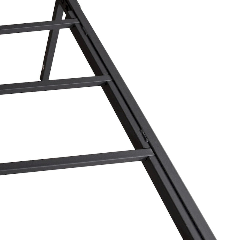 Full Size Metal Bed Frame with Headboard Footboard, Heavy Duty Steel Slats