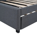 Merax Twin Size Upholstered Daybed with Trundle
