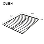 1.6 Inch Metal Bunkie Board Bed Slat Replacement by Crown Comfort