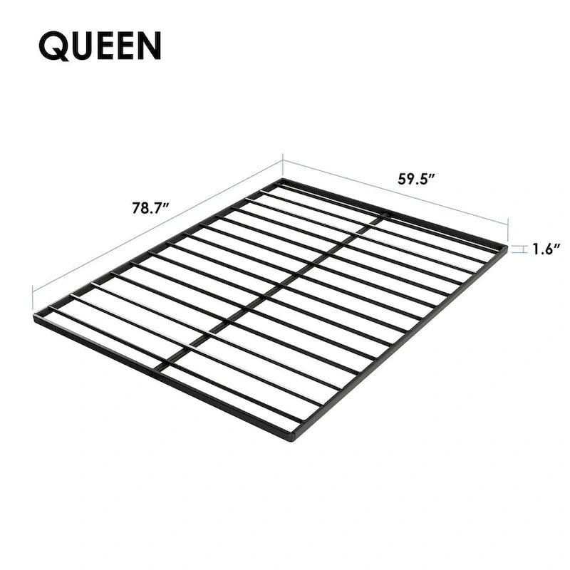 1.6 Inch Metal Bunkie Board Bed Slat Replacement by Crown Comfort