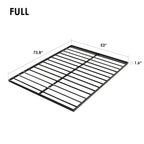 1.6 Inch Metal Bunkie Board Bed Slat Replacement by Crown Comfort
