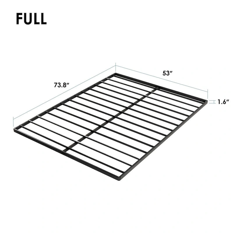 1.6 Inch Metal Bunkie Board Bed Slat Replacement by Crown Comfort