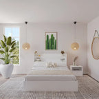 Hunter Platform Bed With Headboard And 1-Drawer Nightstand