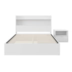 Hunter Platform Bed With Headboard And 1-Drawer Nightstand