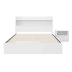 Hunter Platform Bed With Headboard And 1-Drawer Nightstand