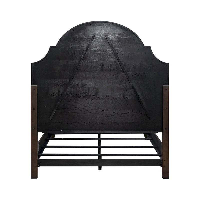Paradise Valley Saddle Brown Upholstered Bed Frame - Size Options