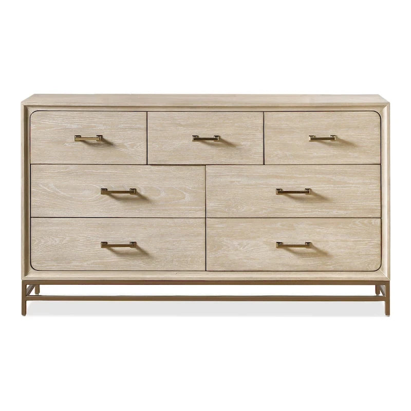 Furniture of America Drayden Transitional Oak Solid Wood 3-Piece Dresser and 2 Nightstand Bedroom Set