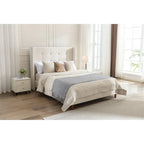 54 High Headboard Peyton Upholstered King Bed