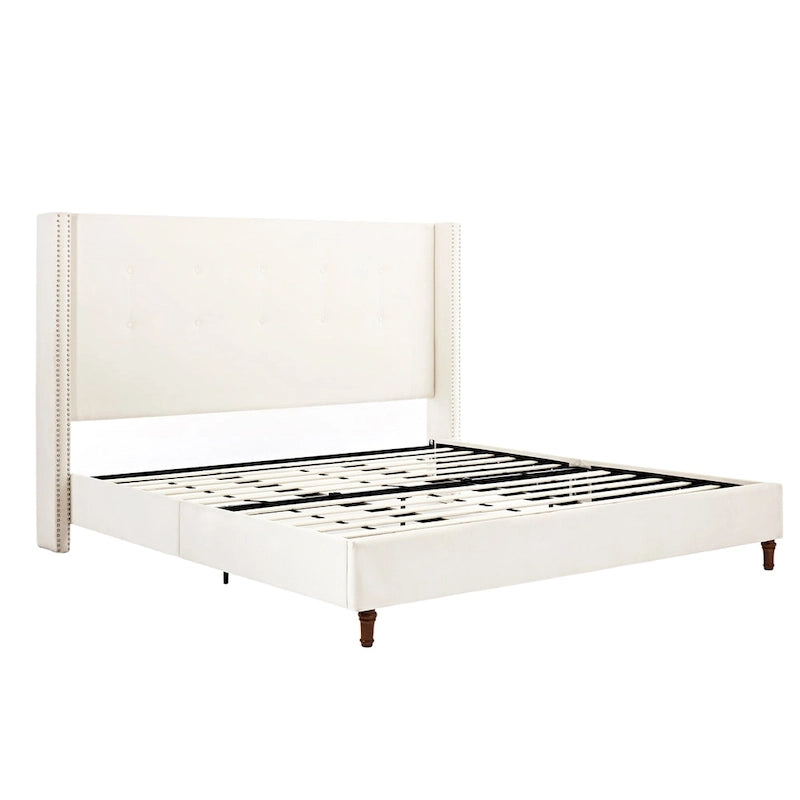 54 High Headboard Peyton Upholstered King Bed