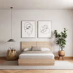 Milano Platform Bed with Headboard