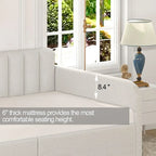 Upholstered Daybed with 2 Drawers