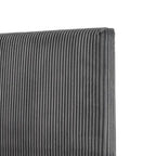 Furniture of America Modern Queen Size Corduroy Washable Bed Slipcover, Bed Headboard & Frame Cover Only