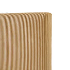 Furniture of America Modern Queen Size Corduroy Washable Bed Slipcover, Bed Headboard & Frame Cover Only