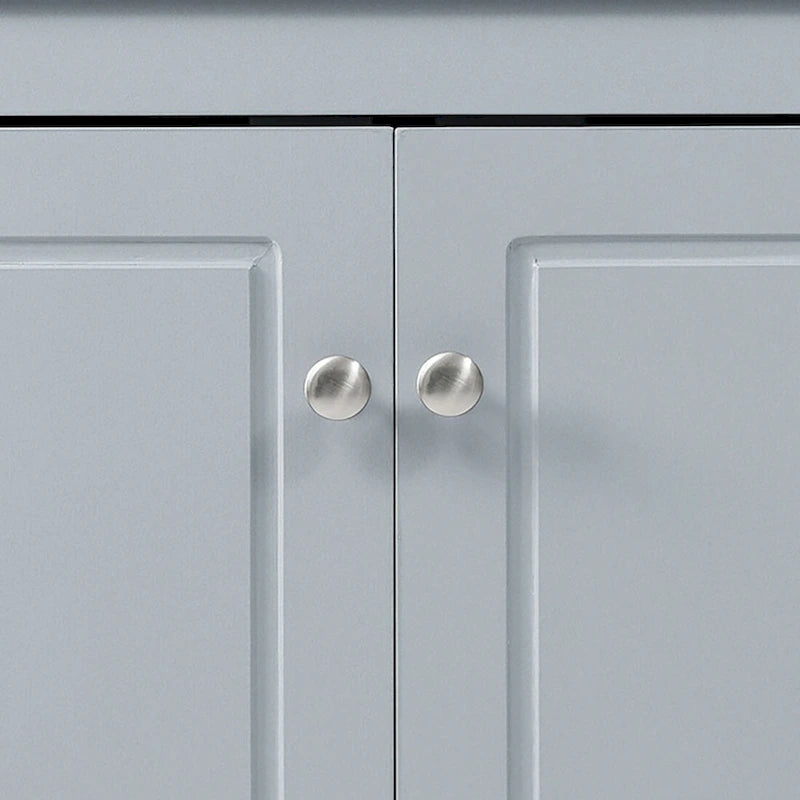 Modern Stylish Triangle Corner Storage Cabinet with Two Adjustable Internal Shelves