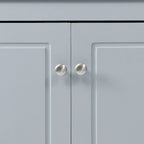 Modern Stylish Triangle Corner Storage Cabinet with Two Adjustable Internal Shelves