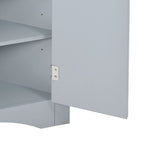 Modern Stylish Triangle Corner Storage Cabinet with Two Adjustable Internal Shelves