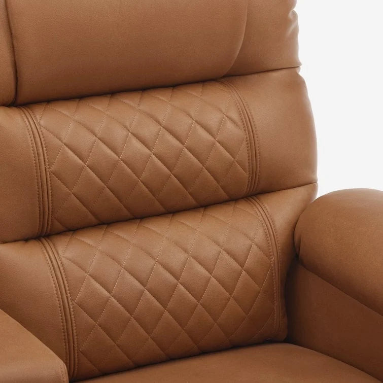 MCombo Electric Power Loveseat Recliner with Console, Power Reclining Sofa with Heat and Vibration, USB Ports, Cup Holders PR624