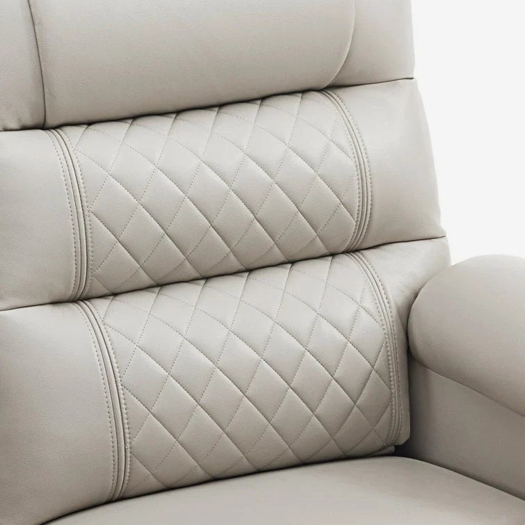 MCombo Electric Power Loveseat Recliner with Console, Power Reclining Sofa with Heat and Vibration, USB Ports, Cup Holders PR624