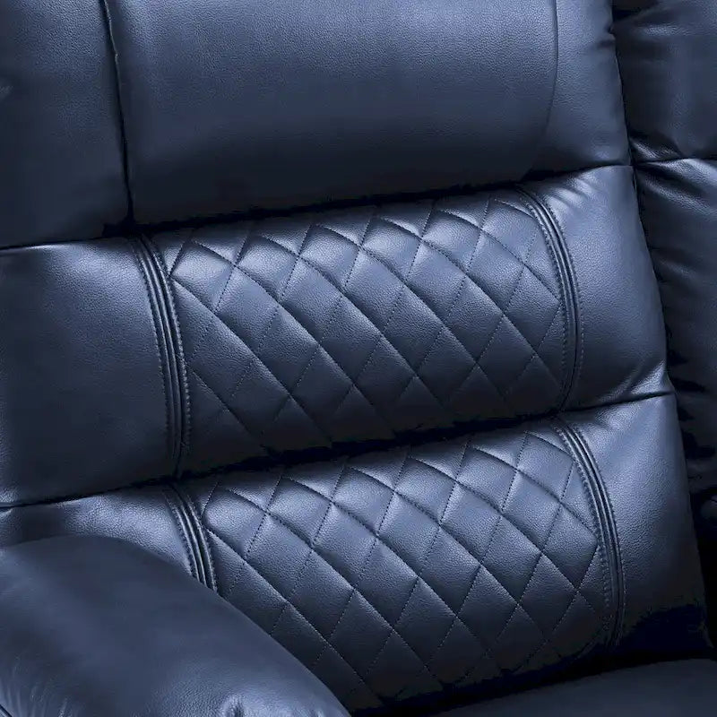 MCombo Electric Power Loveseat Recliner with Console, Power Reclining Sofa with Heat and Vibration, USB Ports, Cup Holders PR624