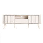 Finley 70 in. Farmhouse Curved TV Stand with Drawer and Storage Doors Fits TVs up to 75 in. with Cable Management, by JONATHAN Y