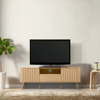 Finley 70 in. Farmhouse Curved TV Stand with Drawer and Storage Doors Fits TVs up to 75 in. with Cable Management, by JONATHAN Y