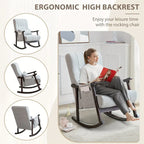 Solid Wood Rocking Chair