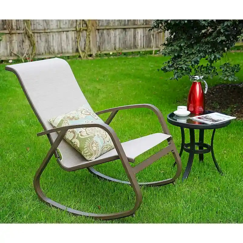 Kozyard Outdoor Contemporary Patio Rocking Sling Chair