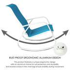 Kozyard Outdoor Contemporary Patio Rocking Sling Chair