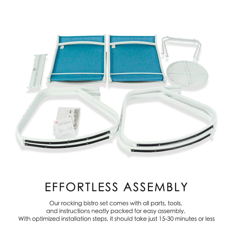 Kozyard Outdoor Contemporary Patio Rocking Sling Chair