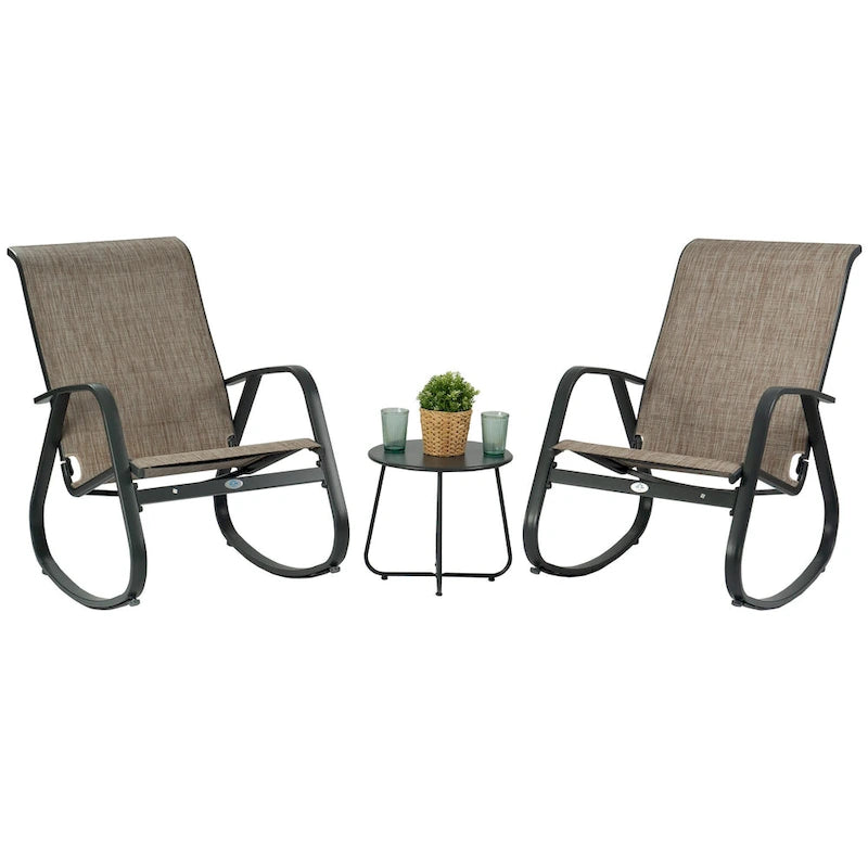 Kozyard Outdoor Contemporary Patio Rocking Sling Chair