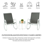 Kozyard Outdoor Contemporary Patio Rocking Sling Chair