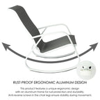 Kozyard Outdoor Contemporary Patio Rocking Sling Chair