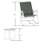Kozyard Outdoor Contemporary Patio Rocking Sling Chair