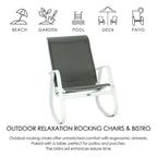 Kozyard Outdoor Contemporary Patio Rocking Sling Chair