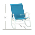 Kozyard Outdoor Contemporary Patio Rocking Sling Chair