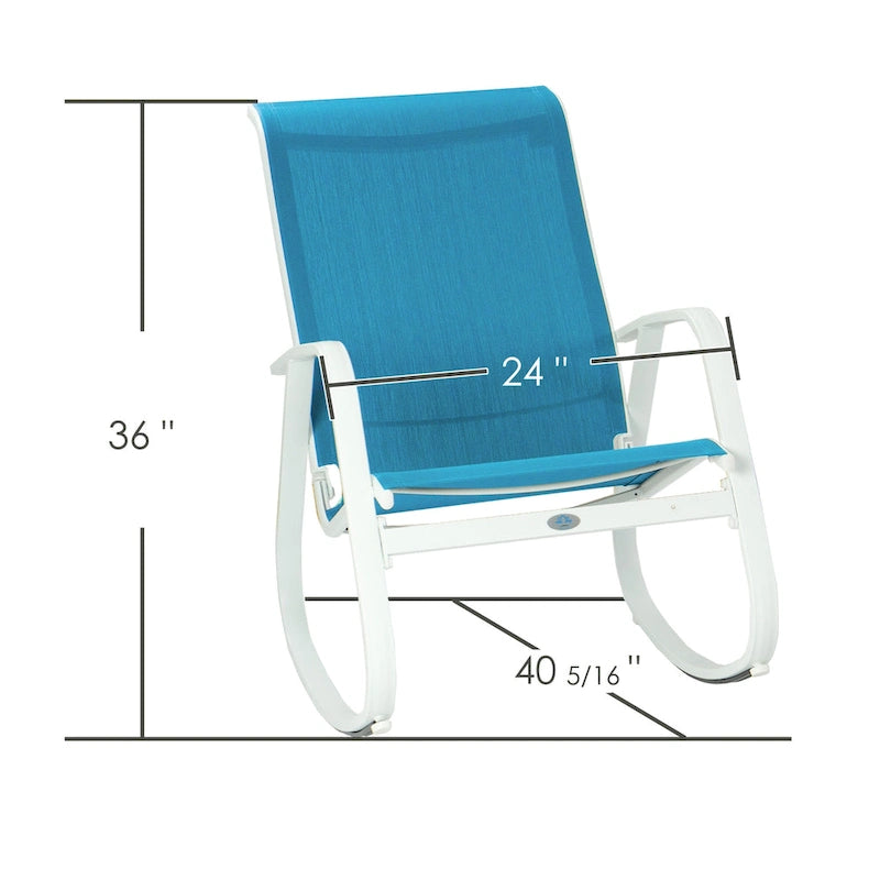 Kozyard Outdoor Contemporary Patio Rocking Sling Chair