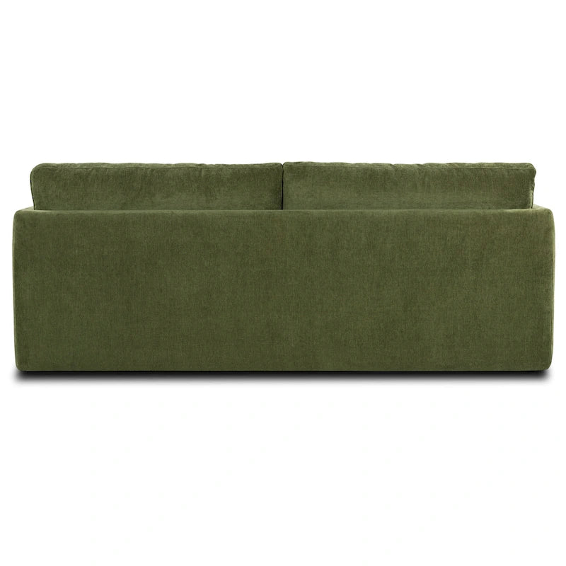 Poly & Bark Lea 90 Sofa - Includes 2 Bloster Pillows and Removable Cushion Covers