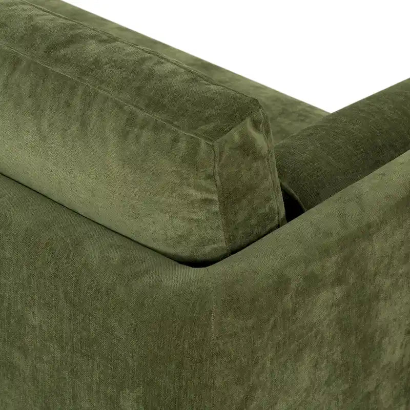 Poly & Bark Lea 90 Sofa - Includes 2 Bloster Pillows and Removable Cushion Covers