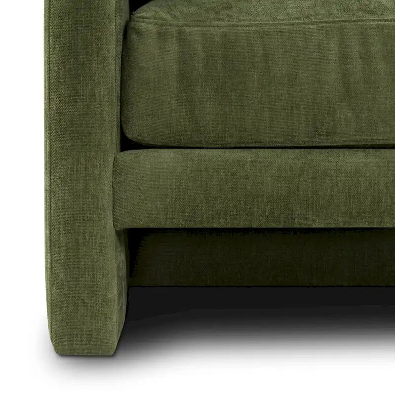 Poly & Bark Lea 90 Sofa - Includes 2 Bloster Pillows and Removable Cushion Covers