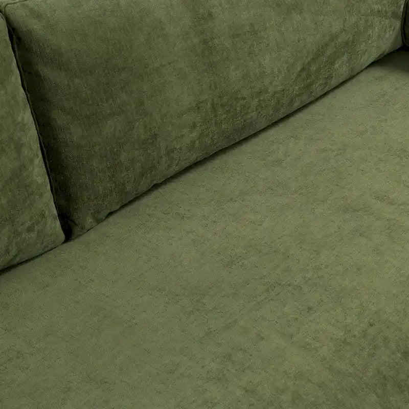 Poly & Bark Lea 90 Sofa - Includes 2 Bloster Pillows and Removable Cushion Covers