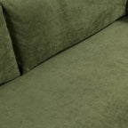 Poly & Bark Lea 90 Sofa - Includes 2 Bloster Pillows and Removable Cushion Covers