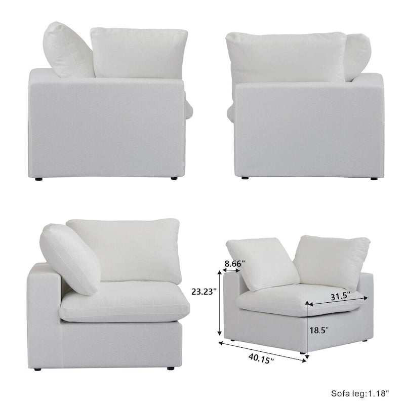 Modular Sectional Sofas for Living Room, Convertible Sofa Couch