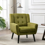 Soft Velvet Ergonomics Accent Chair for Living Room